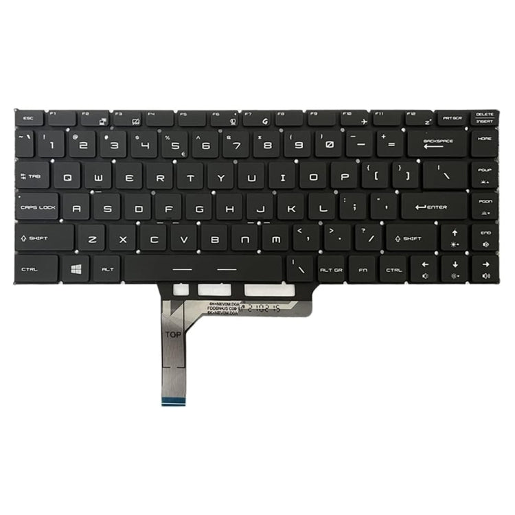 Tastiera per laptop versione USA con retroilluminazione per MSI GS65 / GS65VR / MS-16Q2 / Stealth 8SE /8SF / 8SG /Thin 8RE / Thin 8RF, For MSI GS65 / GS65VR(Silver), For MSI GS65 / GS65VR(Black), For MSI GS65 / GS65VR(Grey), For MSI GS65 / GS65VR(Red)
