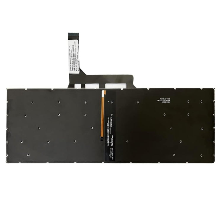 Tastiera per laptop versione USA con retroilluminazione per MSI GS65 / GS65VR / MS-16Q2 / Stealth 8SE /8SF / 8SG /Thin 8RE / Thin 8RF, For MSI GS65 / GS65VR(Silver), For MSI GS65 / GS65VR(Black), For MSI GS65 / GS65VR(Grey), For MSI GS65 / GS65VR(Red)