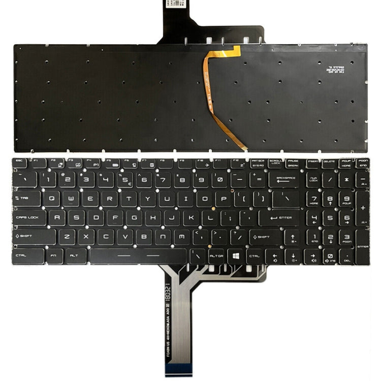 US Version Colorful Backlit Laptop Keyboard for MSI Steel GS60 / GS70 / GS72 / GT72 / GE62 / GE72 / GS73V, For MSI Steel GS60