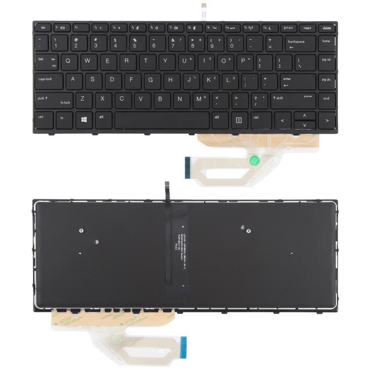 Tastiera retroilluminata per HP Probook 430 G5 440 G5 445 G5 640 G4 640 G5 L01071-001 L00735-001 versione USA, For HP Probook 430 G5