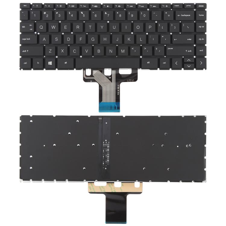 Tastiera con retroilluminazione per HP Pavilion X360 14S-DK 14S-DP 14S-DQ 14S-CR 14s-CF 14-CE 14-CF 14S-DF/DK 14-CK 14-CD 14-CM 14S-DR 14S-fr, versione USA., For HP Pavilion X360 14S-DK(Black), For HP Pavilion X360 14S-DK(Silver)
