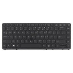 Tastiera con retroilluminazione e puntatore per HP EliteBook 840 G1 versione USA., For HP EliteBook 840 G1