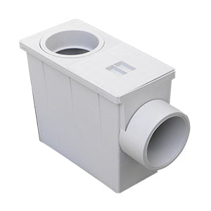 Pozzetto pluviale sifonato in PP 90/110mm PPL110 2PPL110 P1520