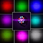con display LED, modalità Master/Slave/DMX512/esecuzione automatica, presa americana, US Plug