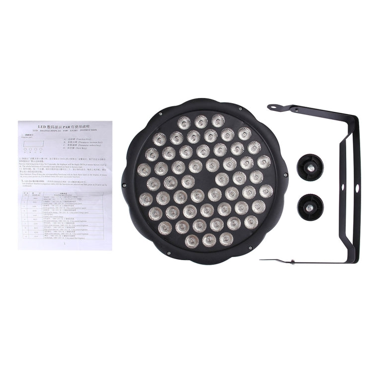 con display LED, modalità Master/Slave/DMX512/esecuzione automatica/controllo audio, spina USA/UE