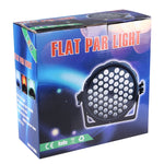 con display LED, modalità Master/Slave/DMX512/esecuzione automatica/controllo audio, spina USA/UE