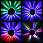 Luce da palco LED girasole da 8 W, controllo del suono / modalità di esecuzione automatica