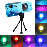 Mini proiettore Water Wave 3W x 3 RGB con telecomando, presa europea, EU Plug