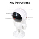Lampada per proiezione del cielo stellato dell'astronauta da 5 W. Luce notturna USB, 3