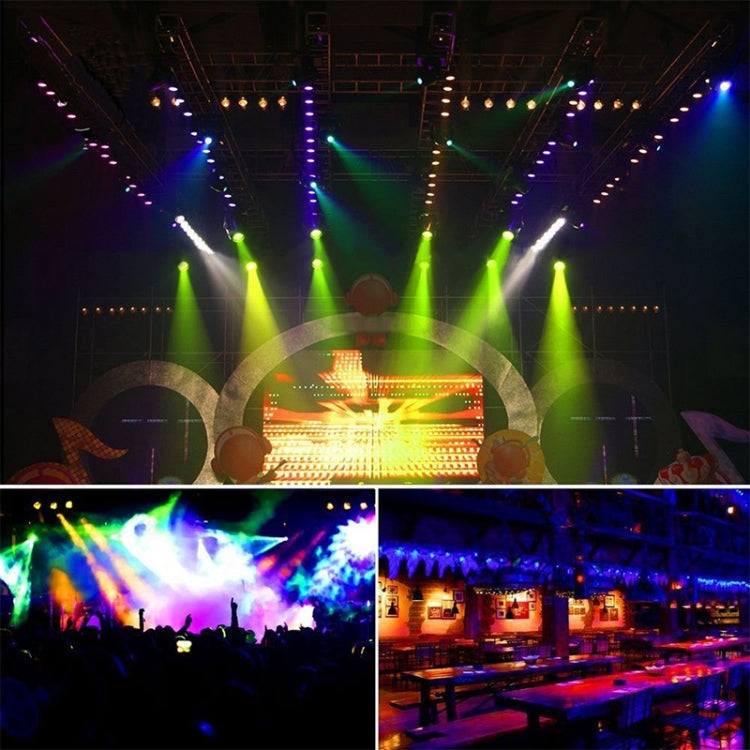 Luce PAR LED DMX512 RGB da 36 W 36 LED con telecomando, strobo + controllo audio + semovente, CA 100-240 V, RGB with Remote Control