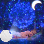 Luce notturna per proiezione di cielo stellato con musica Bluetooth 3 in 1 con telecomando