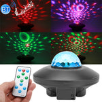 Luce per proiettore a stella laser con ondulazione dell'acqua Bluetooth da 10 W