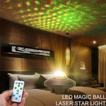 Luce per proiettore a stella laser con ondulazione dell'acqua Bluetooth da 10 W