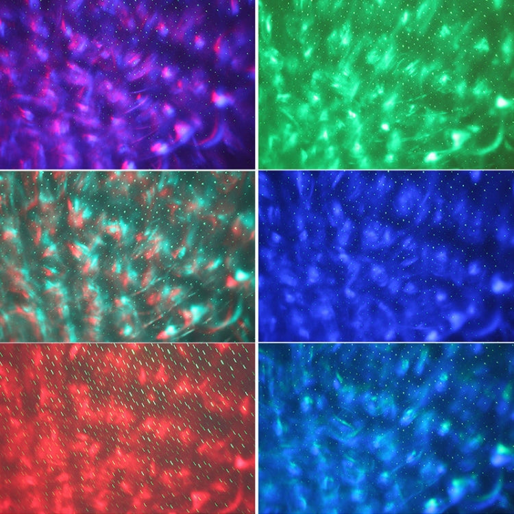 Luce per proiettore a stella laser con ondulazione dell'acqua Bluetooth da 10 W