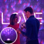 Luce per proiettore a stella laser con ondulazione dell'acqua Bluetooth da 10 W