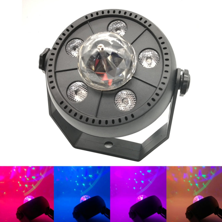 Luce PAR LED a sfera magica rotante colorata da 11 W 5 LED