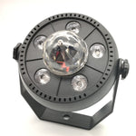 Luce PAR LED a sfera magica rotante colorata da 11 W 5 LED