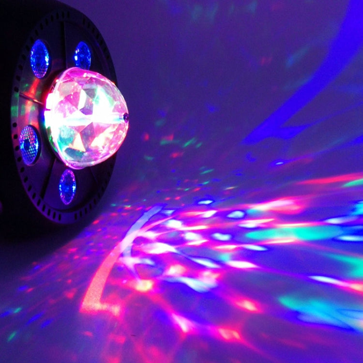 Luce PAR LED a sfera magica rotante colorata da 11 W 5 LED