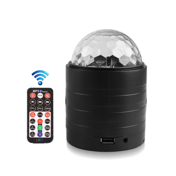 Luce da palco USB Bluetooth Crystal Magic Ball con telecomando