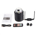 Luce da palco USB Bluetooth Crystal Magic Ball con telecomando