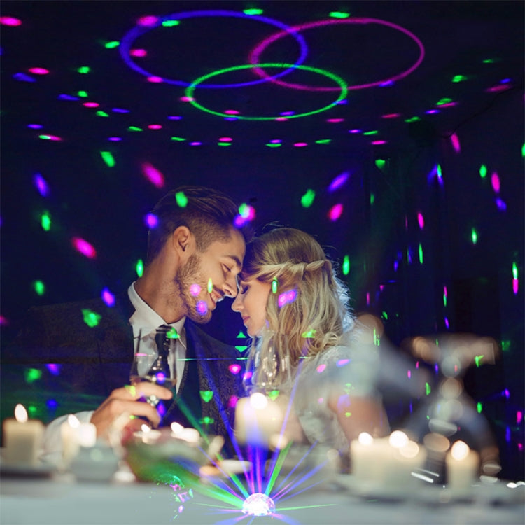 Luce da palco USB Bluetooth Crystal Magic Ball con telecomando