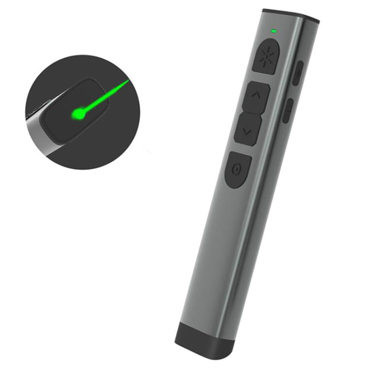 Doosl DSIT032 Presentatore wireless da 2,4 GHz Rappresentazione clicker PowerPoint Telecomando Puntatore laser verde, Distanza di controllo: 100 m, Green Laser