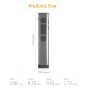 Doosl DSIT032 Presentatore wireless da 2,4 GHz Rappresentazione clicker PowerPoint Telecomando Puntatore laser verde, Distanza di controllo: 100 m, Green Laser
