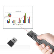 Puntatore laser rosso DOOSL DSIT036 2.4GHz Wireless Presenter PowerPoint Clicker, Red Laser