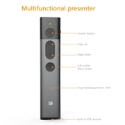 Puntatore laser rosso DOOSL DSIT036 2.4GHz Wireless Presenter PowerPoint Clicker, Red Laser