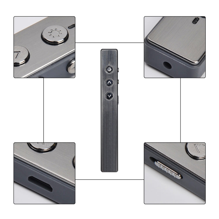PR-20 Presentatore wireless PowerPoint PPT Clicker Presentazione Penna telecomandata Puntatore laser Flip Pen con funzione Air Mouse, Laser Pointer Flip Pen