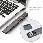 PR-20 Presentatore wireless PowerPoint PPT Clicker Presentazione Penna telecomandata Puntatore laser Flip Pen con funzione Air Mouse, Laser Pointer Flip Pen