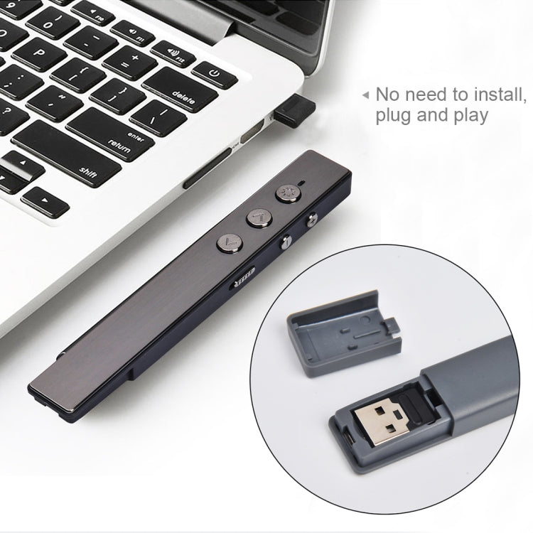 PR-20 Presentatore wireless PowerPoint PPT Clicker Presentazione Penna telecomandata Puntatore laser Flip Pen con funzione Air Mouse, Laser Pointer Flip Pen