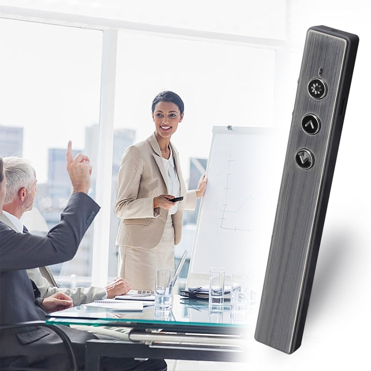 PR-20 Presentatore wireless PowerPoint PPT Clicker Presentazione Penna telecomandata Puntatore laser Flip Pen con funzione Air Mouse, Laser Pointer Flip Pen