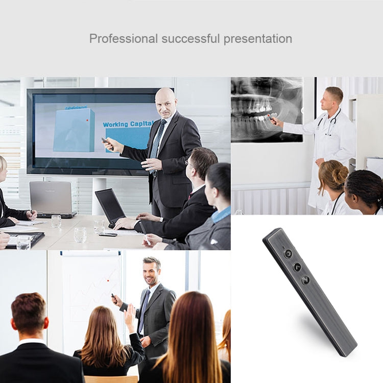 PR-20 Presentatore wireless PowerPoint PPT Clicker Presentazione Penna telecomandata Puntatore laser Flip Pen con funzione Air Mouse, Laser Pointer Flip Pen