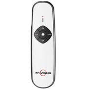 ASiNG A800 Ricarica USB Presentatore wireless da 2,4 GHz Rappresentazione clicker PowerPoint Puntatore del telecomando, Distanza di controllo: 100 m, Distance: 100m(Black), Distance: 100m(White)