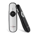 ASiNG A800 Ricarica USB Presentatore wireless da 2,4 GHz Rappresentazione clicker PowerPoint Puntatore del telecomando, Distanza di controllo: 100 m, Distance: 100m(Black), Distance: 100m(White)