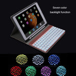 Tastiera Bluetooth con custodia in pelle per iPad 9,7"