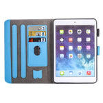 Custodia in pelle con portafoglio per iPad Air e Air 2