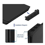 DOBE TP4-819 Ventola di raffreddamento con controllo della temperatura per console di gioco Sony PS4 Slim, TP4-819