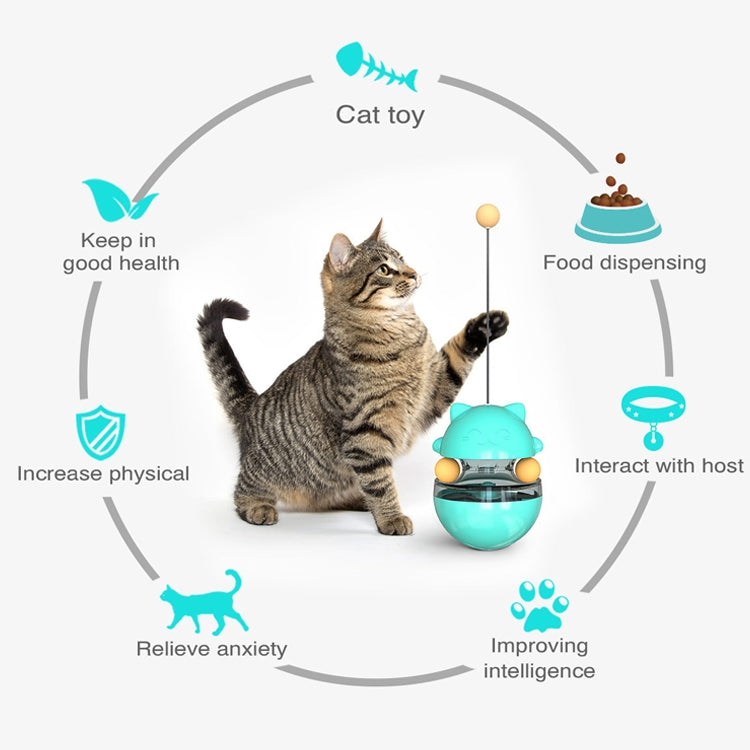Giocattolo per animali domestici Gatto che agita palla di cibo Bicchiere Palla giocattolo