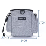 Borsa addestramento animali domestici con coulisse 17x17x6 cm