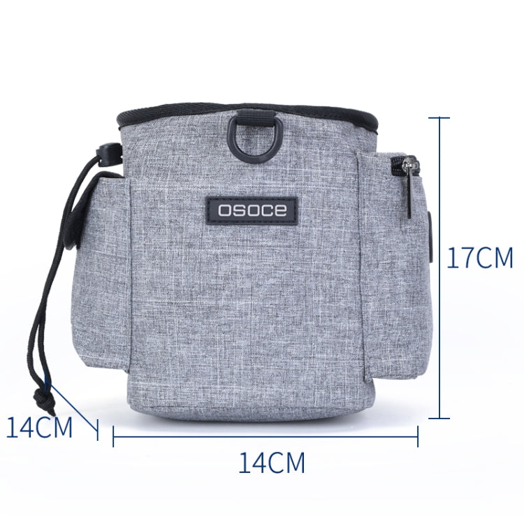 Borsa addestramento animali domestici con coulisse 17x17x6 cm