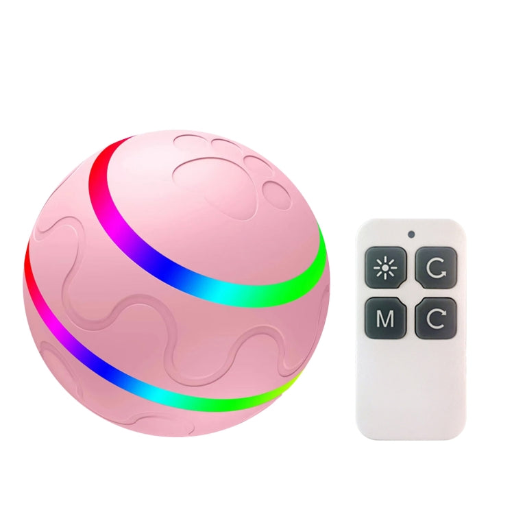 O1 Palla luminosa per addestramento di cani giocattolo con telecomando intelligente, Remote Control, 8cm Remote Control