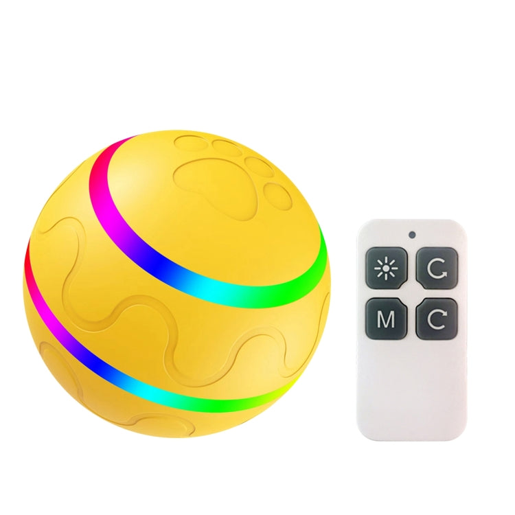 O1 Palla luminosa per addestramento di cani giocattolo con telecomando intelligente, Remote Control, 8cm Remote Control