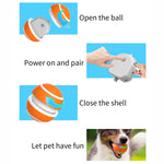 O1 Palla luminosa per addestramento di cani giocattolo con telecomando intelligente, Remote Control, 8cm Remote Control