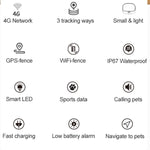 Localizzatore GPS impermeabile IP67 per animali RF-V43 B