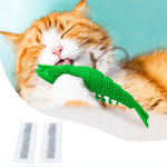 Catnip Fish Bite Teeth Stick Divertente giocattolo per gatti Spazzolino da denti per animali domestici, Catnip Fish