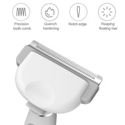 Pettine per depilazione animali domestici originale Xiaomi Youpin Pawbby con una sola mano, Pet Hair Removal Comb