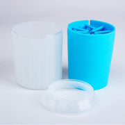 Strumento per la pulizia della tazza per la pulizia del piede del cane del gatto dell'animale domestico, tazza di lavaggio in silicone, dimensioni: 15,5x9,5x9,5 cm, Size: Large, Size: 15.5x9.5x9.5cm