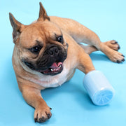 Strumento per la pulizia della tazza per la pulizia del piede del cane del gatto dell'animale domestico, tazza di lavaggio in silicone, dimensioni: 15,5x9,5x9,5 cm, Size: Large, Size: 15.5x9.5x9.5cm